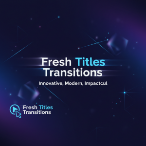 Fresh titles transitions for Premiere Pro