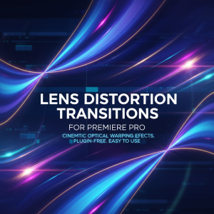 Lens distortion transitions for Premiere Pro