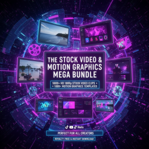 A massive Stock Video & Motion Graphics Mega Bundle