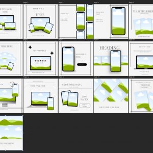 18 Shop Listing Mockups – 2000 × 2000