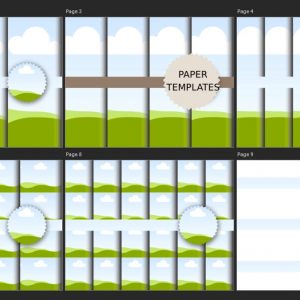 10 Digital Paper Mockup – US Letter Size